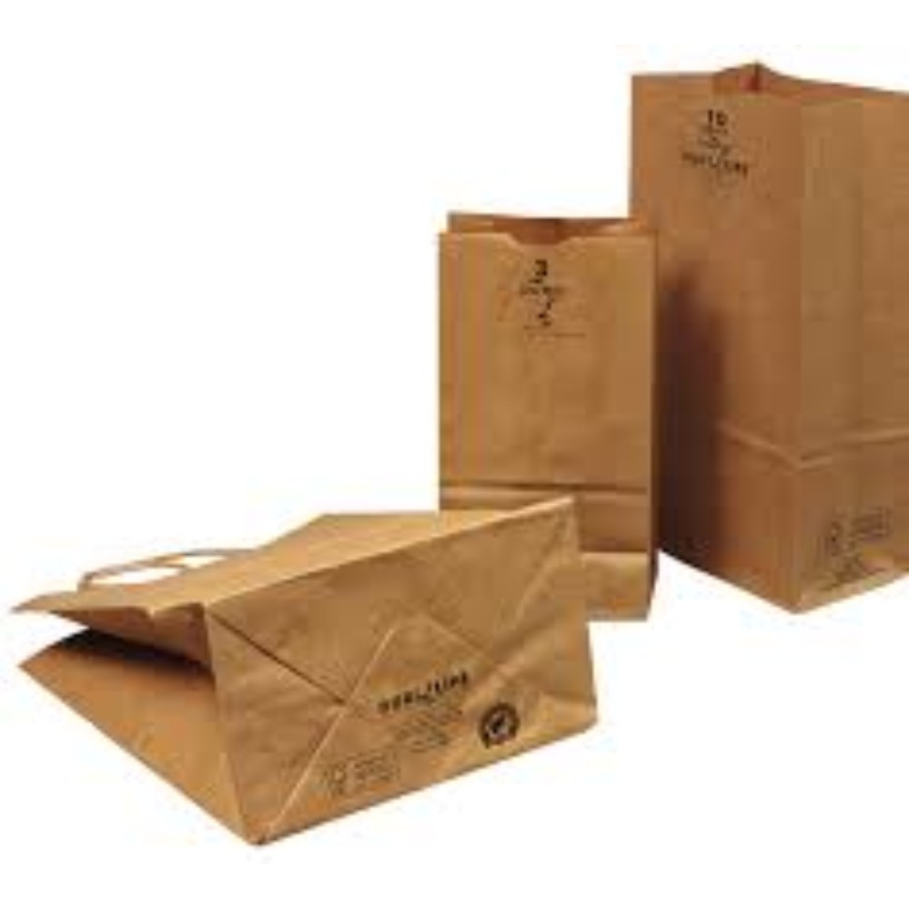 Duro 1/6 Brown Paper Barrel Sack - 500/Bundle